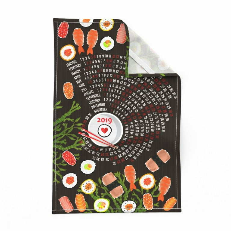 Spoonflower Tea Towel Tea Towel Calendar 2021 2021 Calendar Linen Cotton Spoonflower Tea Towel Tea Towel Calendar 2021 2021 Calendar Linen Cotton
